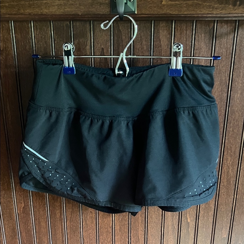 Champion XS Black Athletic Skort with Reflective Trim